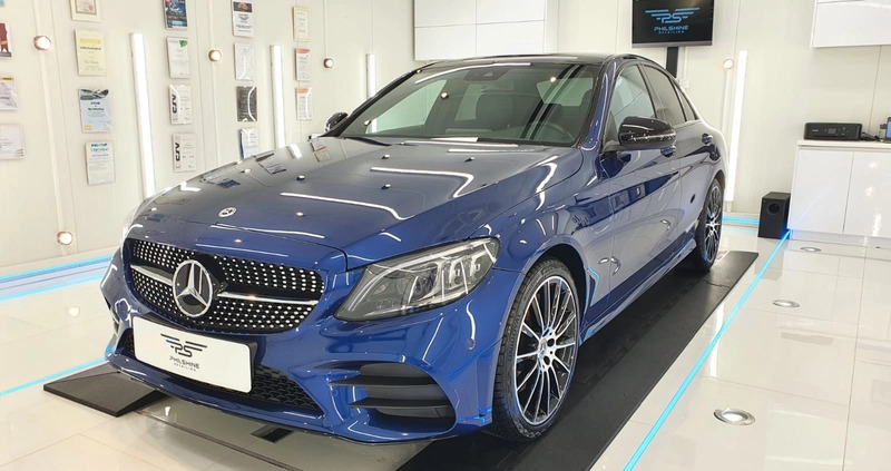 mercedes benz klasa c Mercedes-Benz Klasa C cena 156700 przebieg: 49900, rok produkcji 2019 z Międzyzdroje